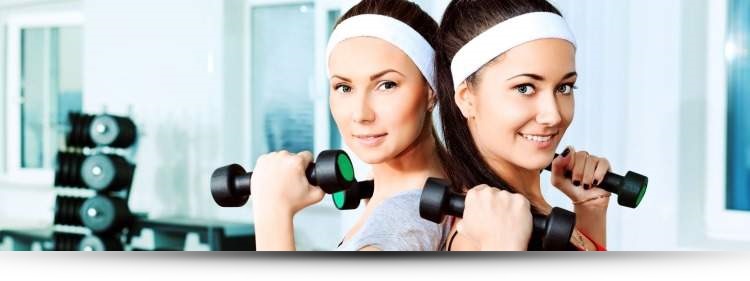 Frauen Fitnessstudio - Zusam fit